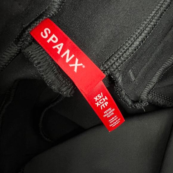 Spanx Stretch Flared Classic Black High-Waist Pants Size XS - Picture 7 of 8